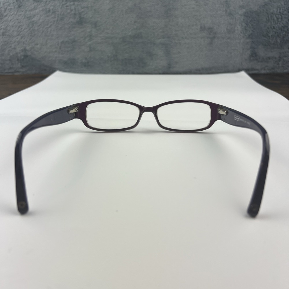 Coach Bernice 844 Purple Eyeglasses Womens Full Rim  51-18-130 Frames Only - Picture 4 of 13